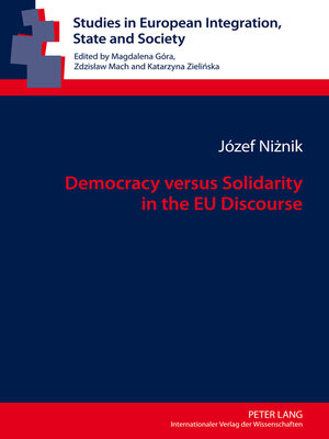 cover image of Democracy versus Solidarity in the EU Discourse